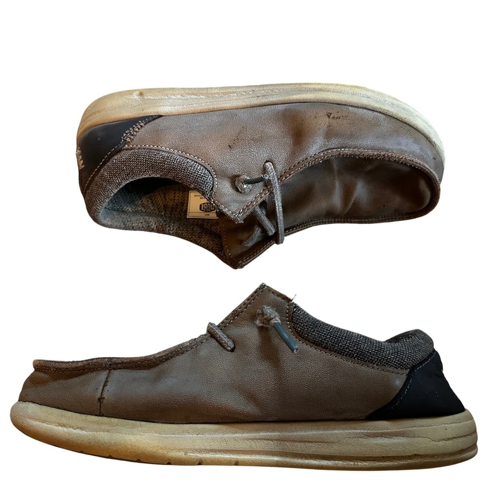 Hey Dude Nut Brown Paul Y Classic Loafers Boy's J3